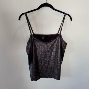 Atmosphere sparkly black tank